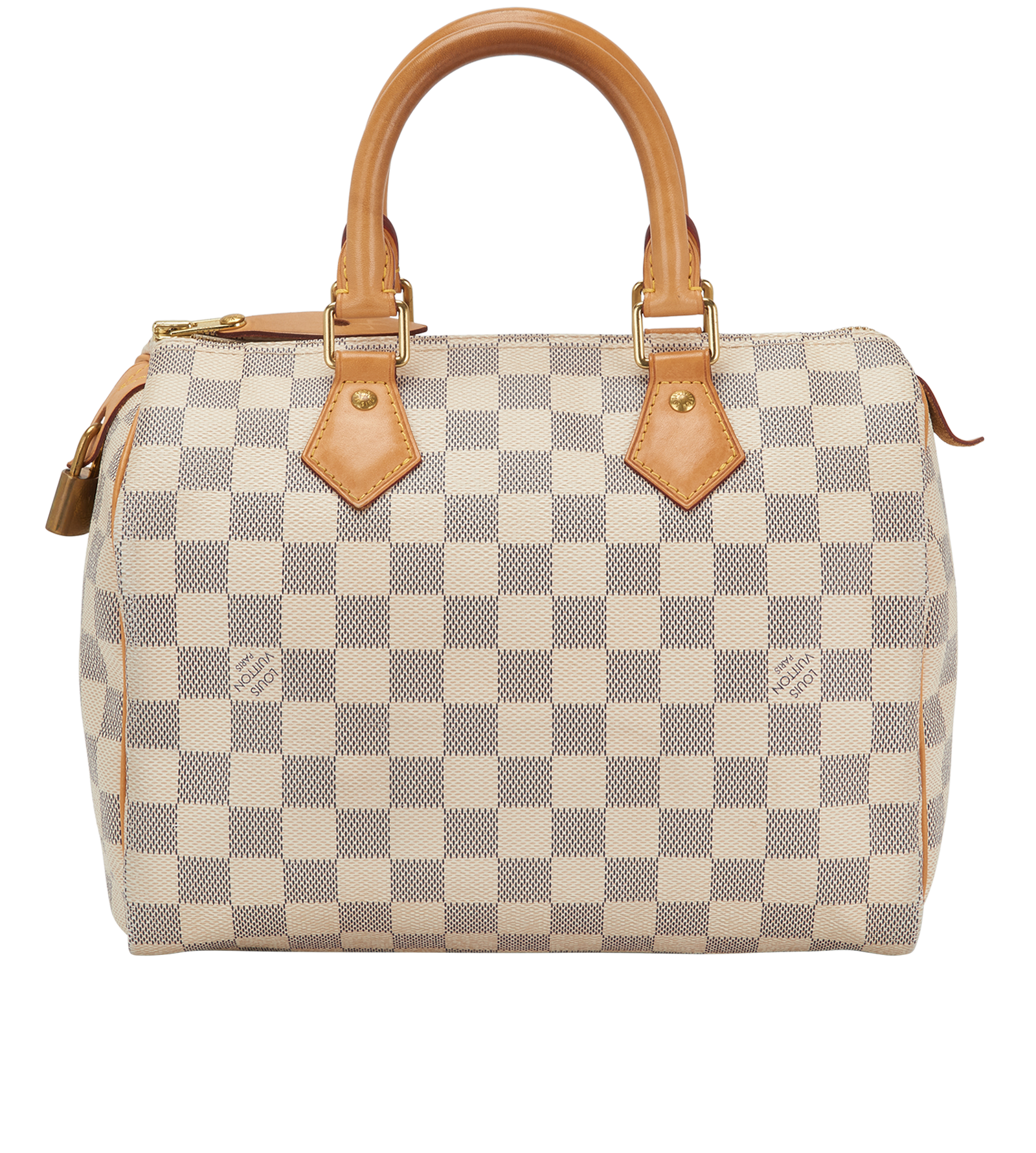 Speedy 25, &pound;695, Handbags, White, Canvas, Back view